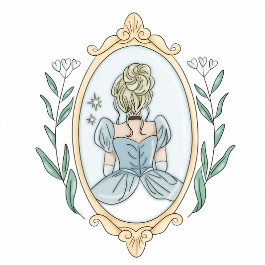 Floral Blue Princess