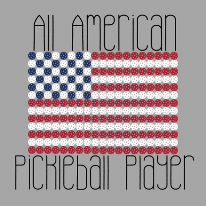 All American Pickleball Player