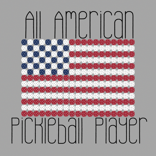 All American Pickleball Player