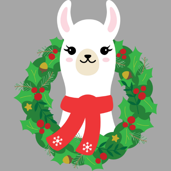 Llama Wreath